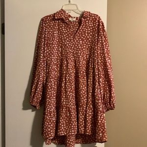 Umgee dress. Above the knee with slightly longer back. Excellent condition.